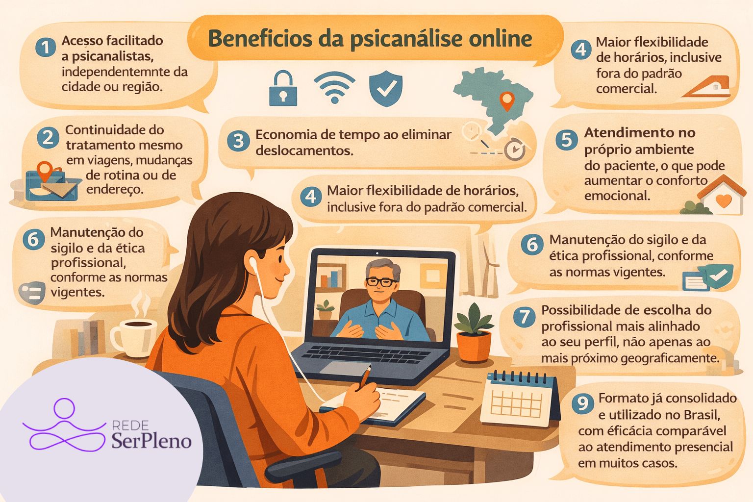 psicanalista online na rede ser pleno